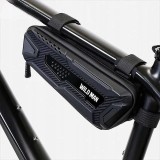 WILDMAN traveling bag under the bike frame with zipper 1L M40 black