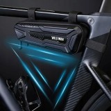 WILDMAN traveling bag under the bike frame with zipper 1L M40 black