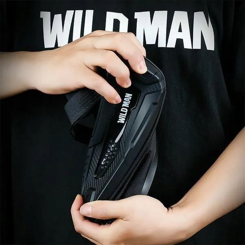 WILDMAN traveling bag under the bike frame with zipper 1L M40 black