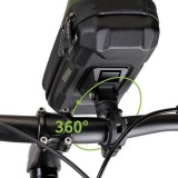 WILDMAN traveling bag for bike handlebars with zipper 0,6L (4 "- 7") GX330 green