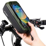 WILDMAN traveling bag for bike handlebars with zipper 0,6L (4 "- 7") GX330 green