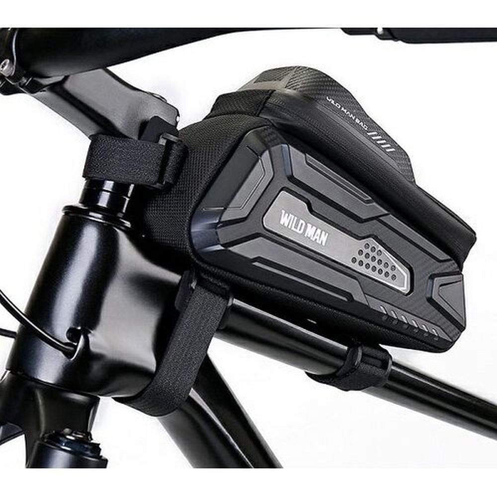 WILDMAN traveling bag for bike frame with zipper 2L (4 "- 7") M30 black