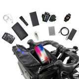 WILDMAN traveling bag for bike handlebars with zipper 4L GS6 black