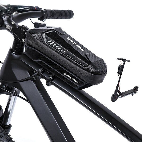 WILDMAN traveling bag for bike frame with zipper 1L XS5 black