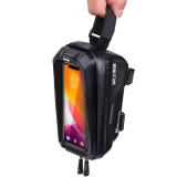 WILDMAN traveling bag for bike frame with zipper 1,2L (4 "- 7") MS66 black