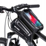 WILDMAN traveling bag for bike frame with zipper 1,2L (4 "- 7") MS66 black