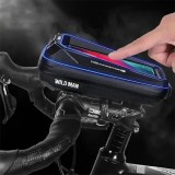 WILDMAN traveling bag for bike frame with zipper 0,6L (4 "- 7") MS33 black