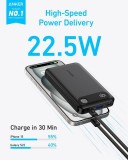 Anker 10000mAh, 22,5W Powerbanka černá