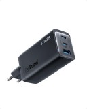 Nabíječka do sítě Anker 737 120W, 2xUSB-C, 1xUSB-A černá