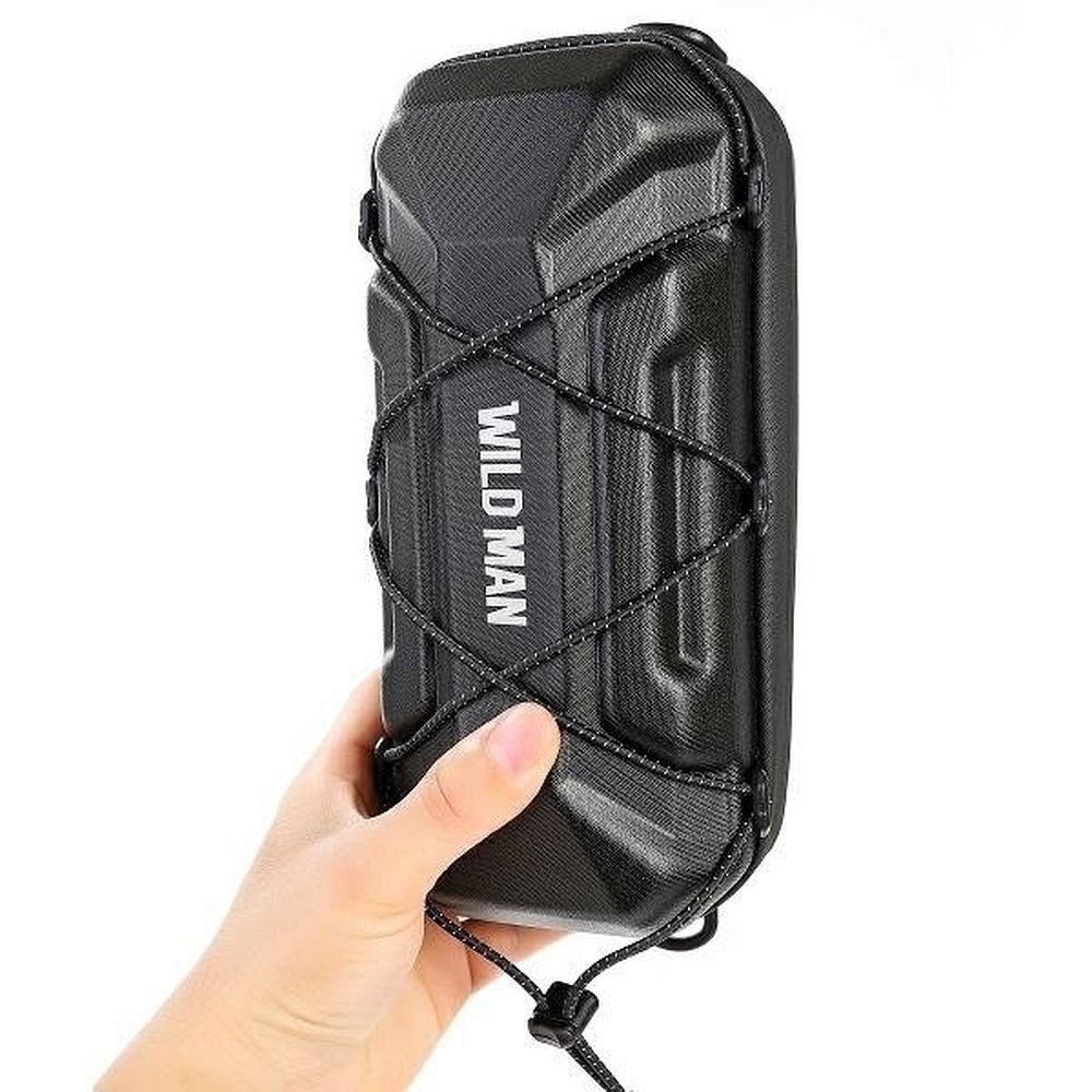 WILDMAN traveling bag for bike handlebars with zipper 2L XT17 black