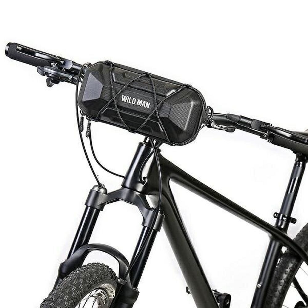WILDMAN traveling bag for bike handlebars with zipper 2L XT17 black
