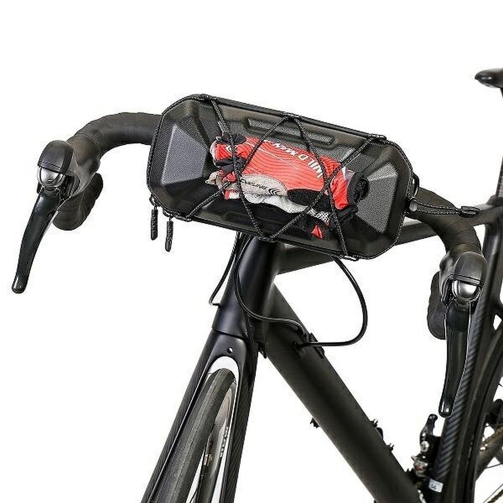 WILDMAN traveling bag for bike handlebars with zipper 2L XT17 black