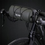 WILDMAN traveling bag for bike handlebars with zipper 2L GD7X green