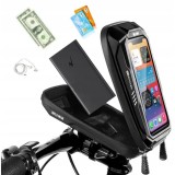 WILDMAN traveling bag for bike handlebars with zipper X3 0,5L black