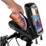 WILDMAN traveling bag for bike handlebars with zipper X3 0,5L black