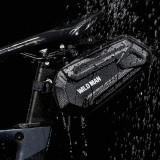WILDMAN traveling bag under bike saddle with zipper 1,2L XT7 black