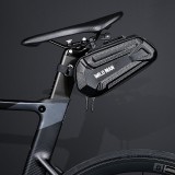 WILDMAN traveling bag under bike saddle with zipper 1,2L XT7 black