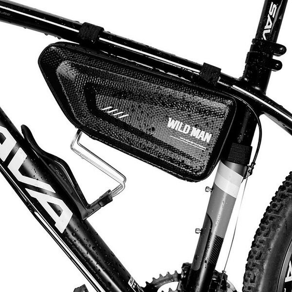 WILDMAN traveling bag under the bike frame with zipper 1,5L E4 black