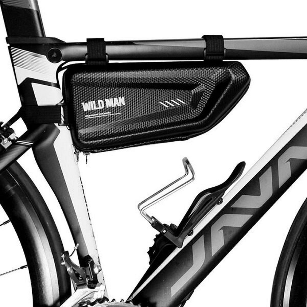 WILDMAN traveling bag under the bike frame with zipper 1,5L E4 black