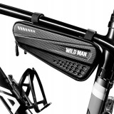 WILDMAN traveling bag under the bike frame with zipper 1,2L ES4 black