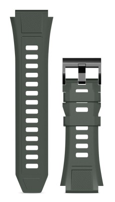 Silikonový řemínek ALIGATOR 22mm, tmavě zelená