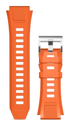 Silikonový řemínek ALIGATOR 22mm, oranžová