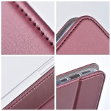 SMART MAGNETO Book case for MOTOROLA EDGE 60 PRO burgundy
