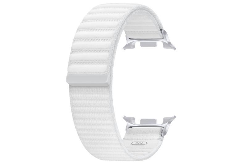 Látkový řemínek Samsung ET-SVL32SWEGEU velikost S/M pro Samsung Galaxy Watch8, bílá