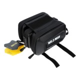 WILDMAN traveling bag for bike frame with zipper E6S 1,2L ( 4 "- 7" ) black 