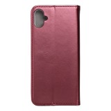 SMART MAGNETO Book case for SAMSUNG A05 burgundy