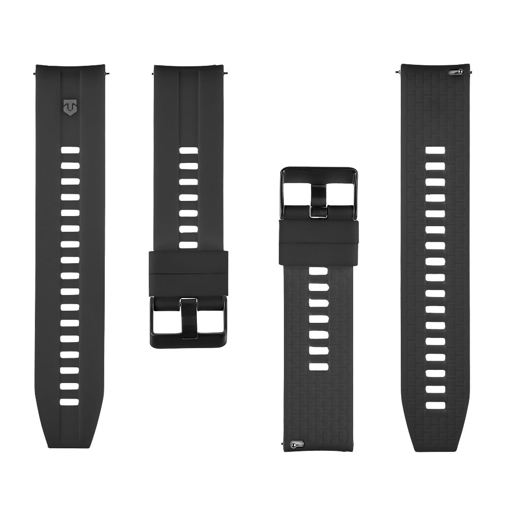 Tactical Quick Release Silikonový Řemínek 22mm Black