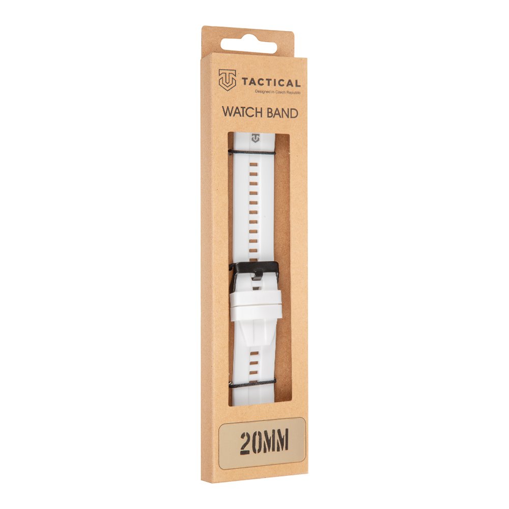 Tactical Quick Release Silikonový Řemínek 20mm White
