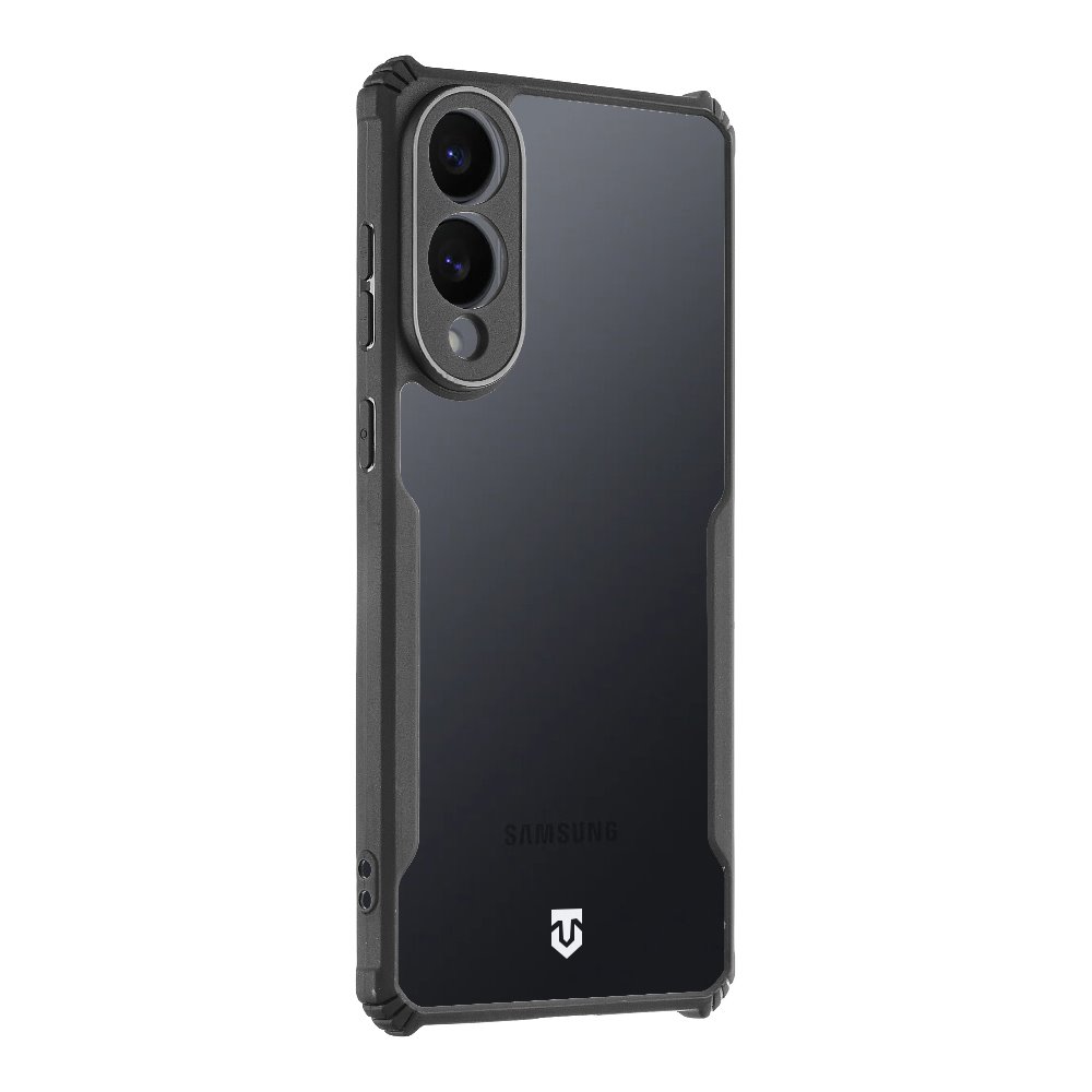 Tactical Quantum Stealth Kryt pro Samsung Galaxy S25 Edge Clear/Black