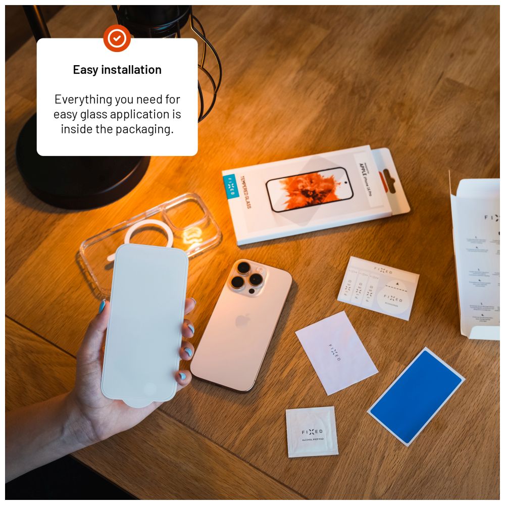 Ochranné tvrzené sklo FIXED pro Nothing Phone (3a) 5G/Pro 5G, čiré