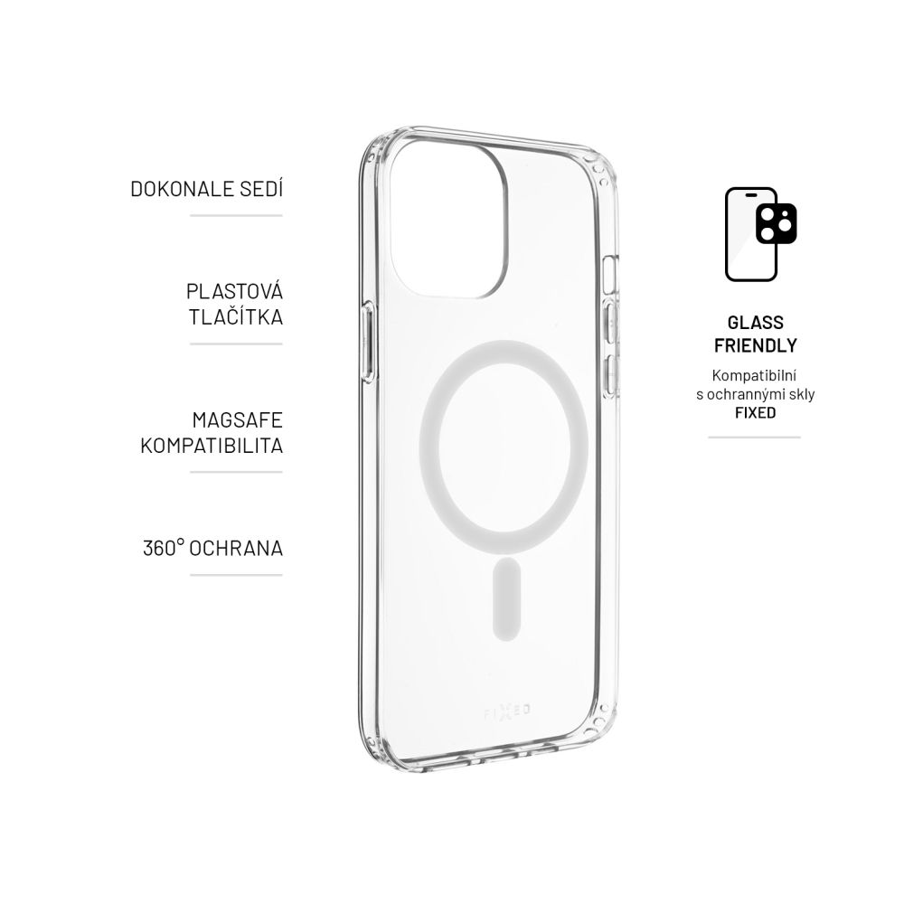 Zadní kryt FIXED MagPure s podporou MagSafe pro Samsung Galaxy Z Fold 7 5G, čirý