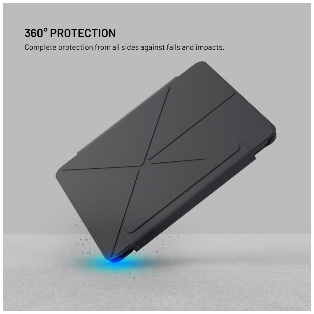 Pouzdro FIXED Trinity Case pro Apple iPad 10,9" (2022)/iPad 11" (2025) se stojánkem, černé