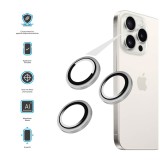 Ochranná skla čoček fotoaparátů FIXED Camera Glass pro Samsung Galaxy A17 4G/5G, černá