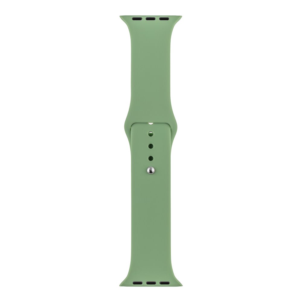 OBAL:ME Silikonový Řemínek pro Apple Watch 42-49mm M-L Green