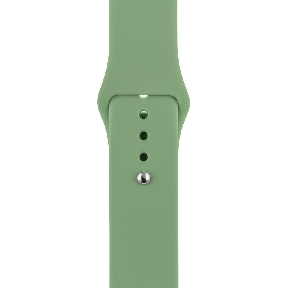 OBAL:ME Silikonový Řemínek pro Apple Watch 42-49mm M-L Green
