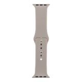 OBAL:ME Silikonový Řemínek pro Apple Watch 38-41mm S-M Beige