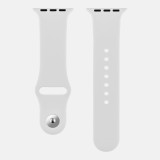 OBAL:ME Silikonový Řemínek pro Apple Watch 38-41mm S-M White