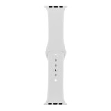 OBAL:ME Silikonový Řemínek pro Apple Watch 38-41mm S-M White