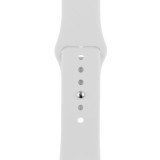 OBAL:ME Silikonový Řemínek pro Apple Watch 38-41mm S-M White