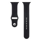 OBAL:ME Silikonový Řemínek pro Apple Watch 38-41mm S-M Black