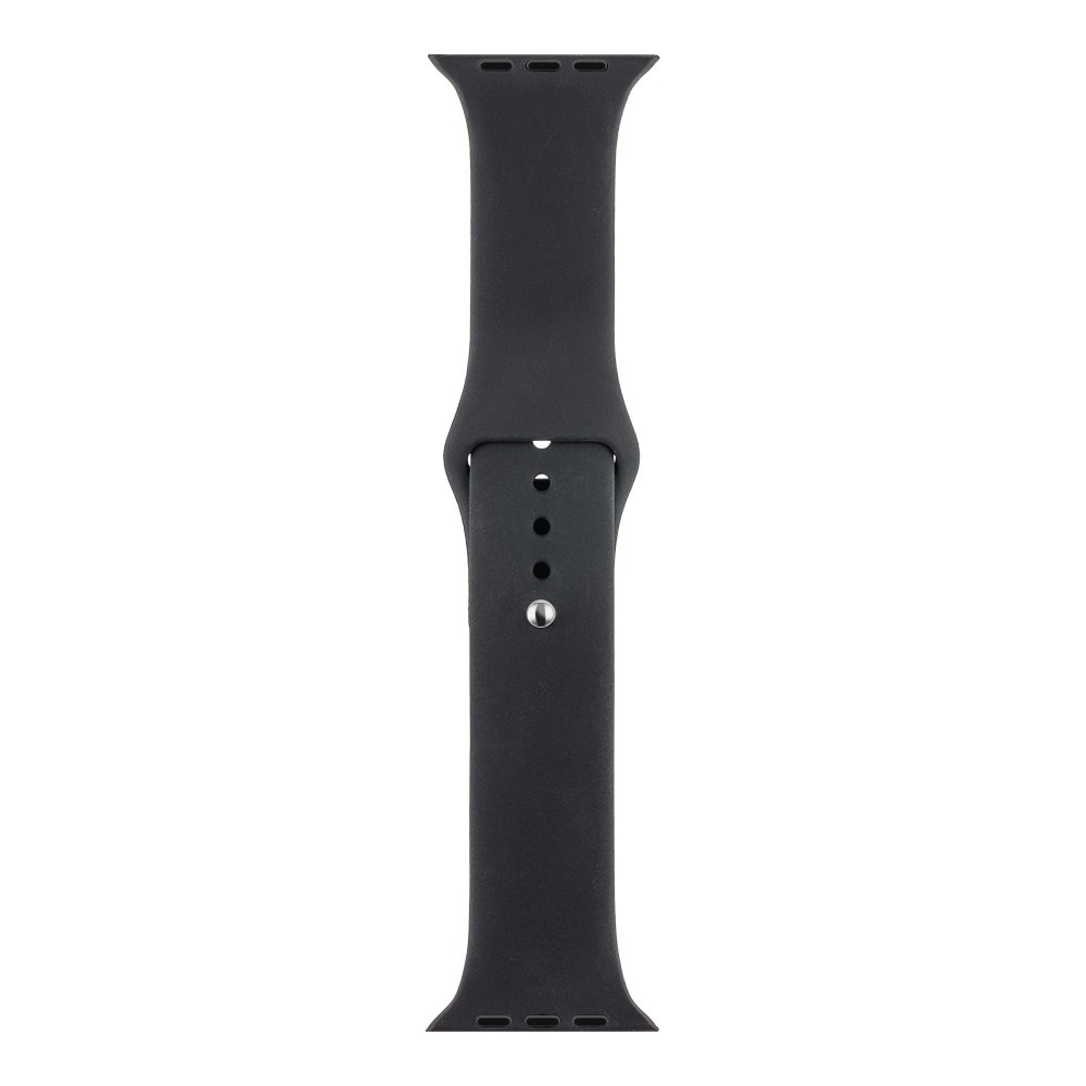 OBAL:ME Silikonový Řemínek pro Apple Watch 38-41mm S-M Black