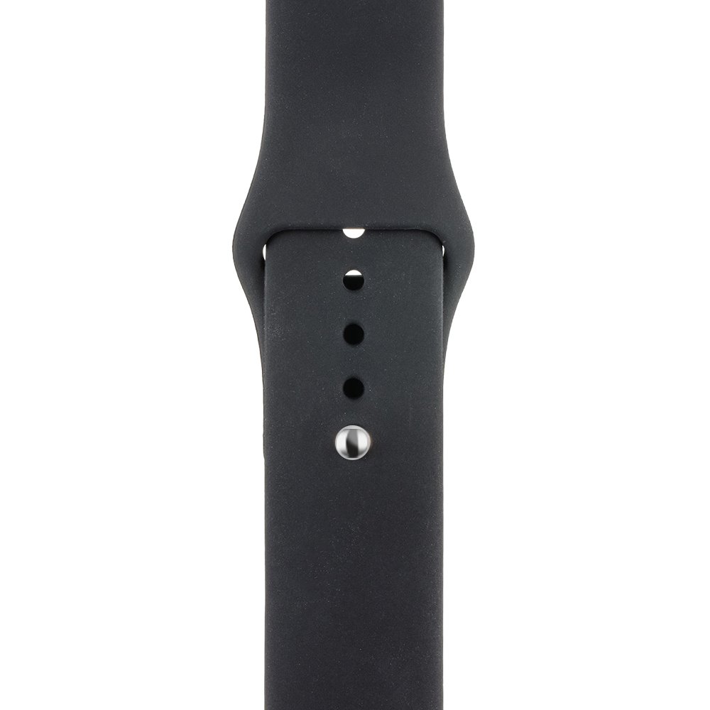 OBAL:ME Silikonový Řemínek pro Apple Watch 38-41mm S-M Black