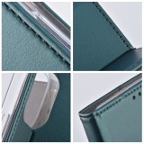 SMART MAGNETO Book case for XIAOMI Redmi Note 14 PRO 4G dark green