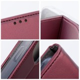 SMART MAGNETO Book case for XIAOMI Redmi Note 14 PRO 4G burgundy