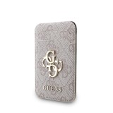 Guess 4G Metal Logo MagSafe Cardslot Peněženka se Stojanem Pink