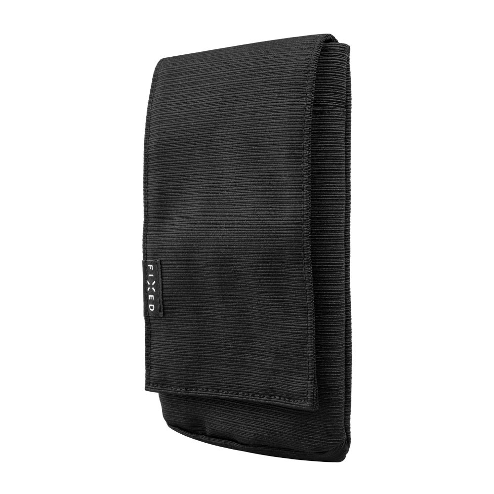 Taštička přes rameno s kapsou FIXED Camino Case pro mobilní telefony do 7", černá